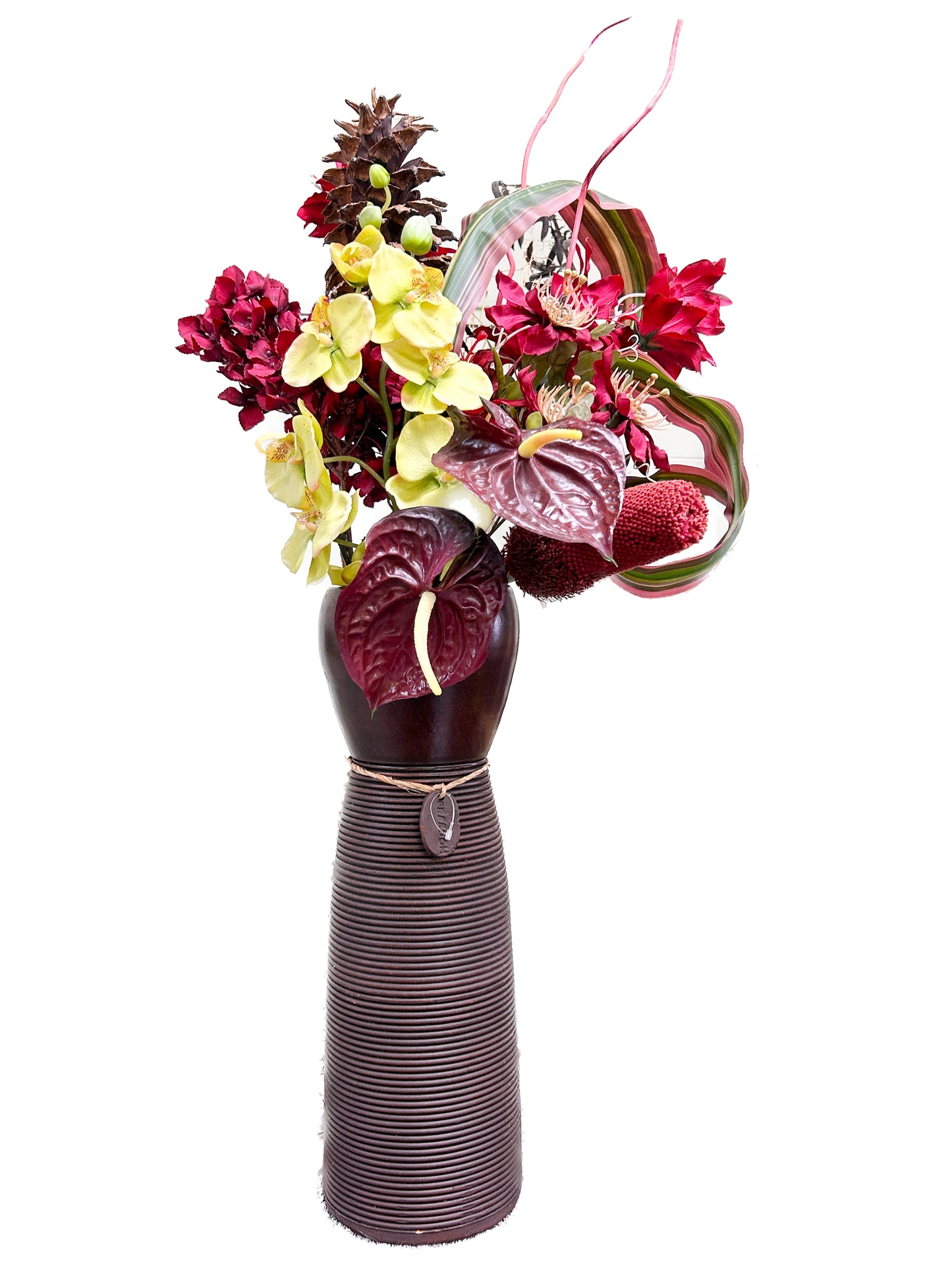 Artificial Bouquet Arrangement in a Vase