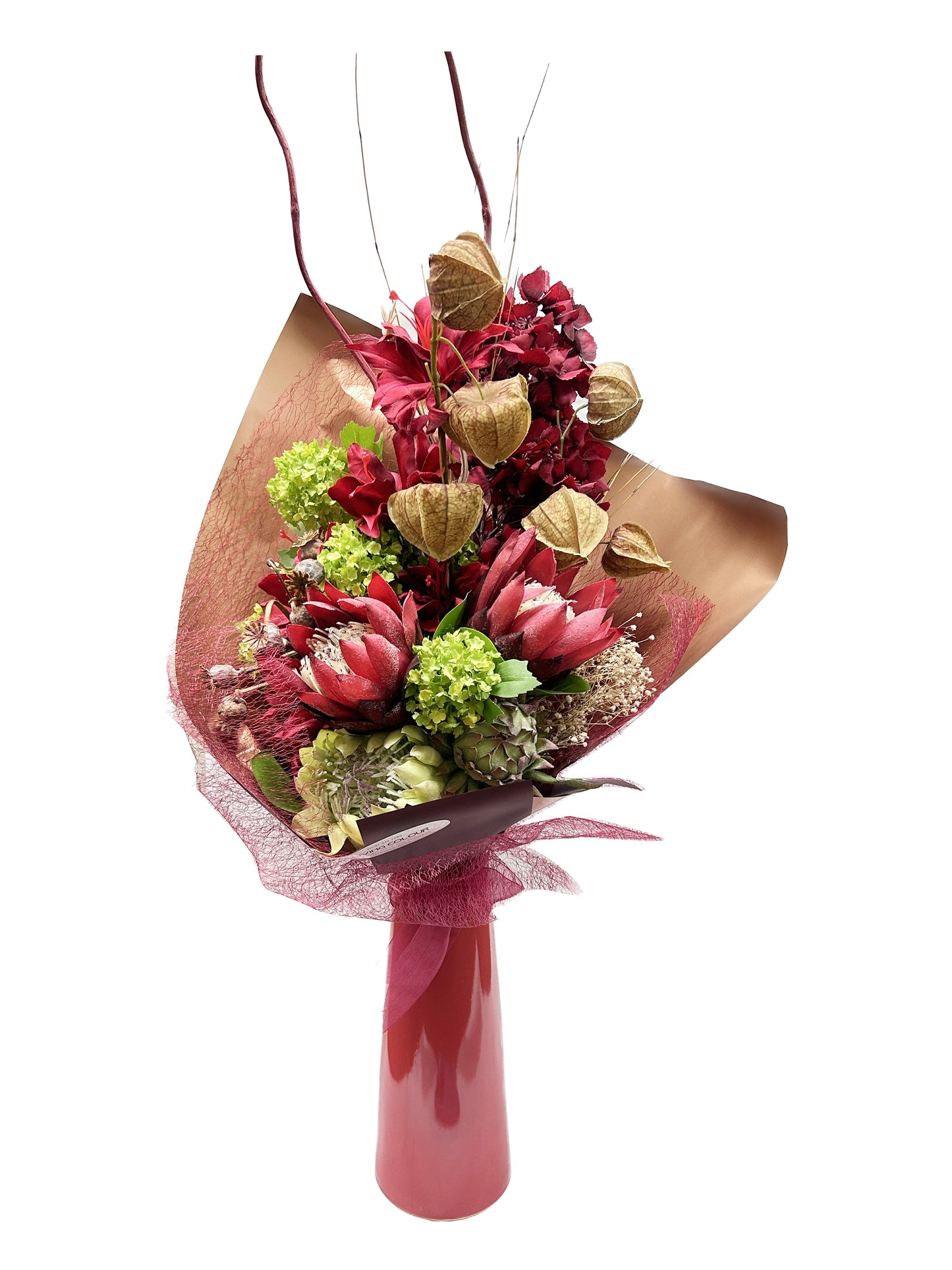 Artificial Bouquet Arrangement in a Vase