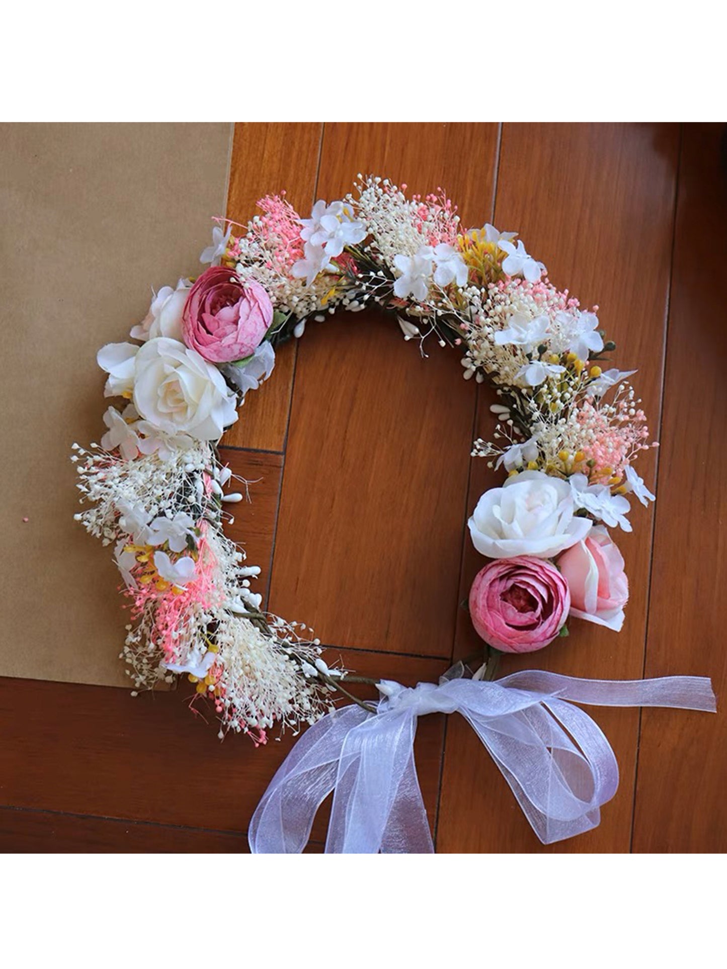 Handmade Artificial Flower Crown