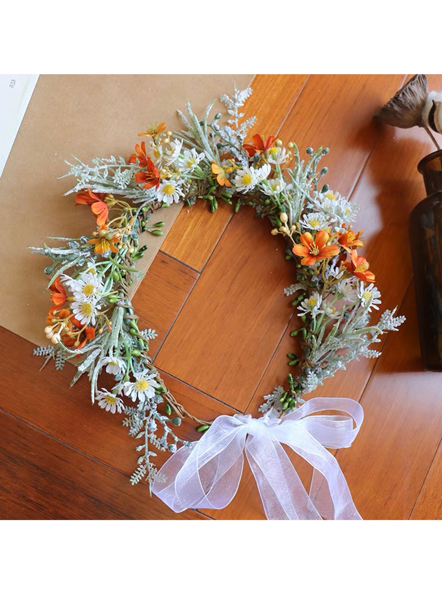 Handmade Artificial Flower Crown