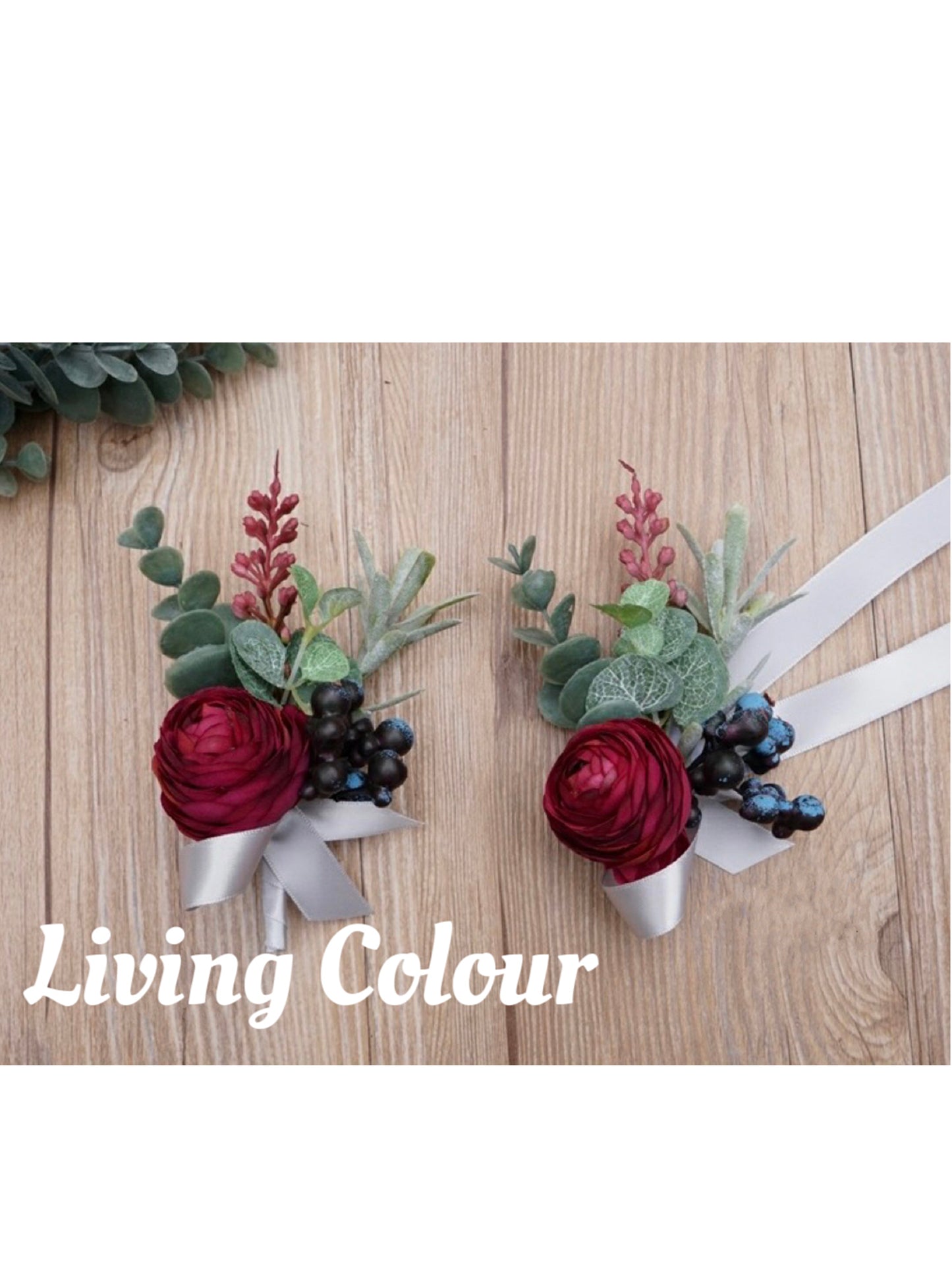 Handmade Artificial Corsage and Buttonhole