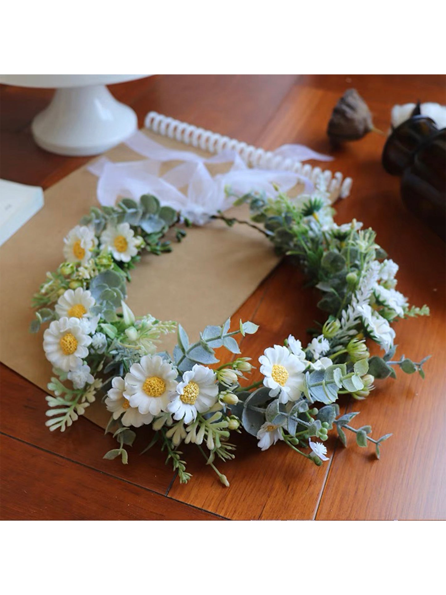 Handmade Artificial Flower Crown
