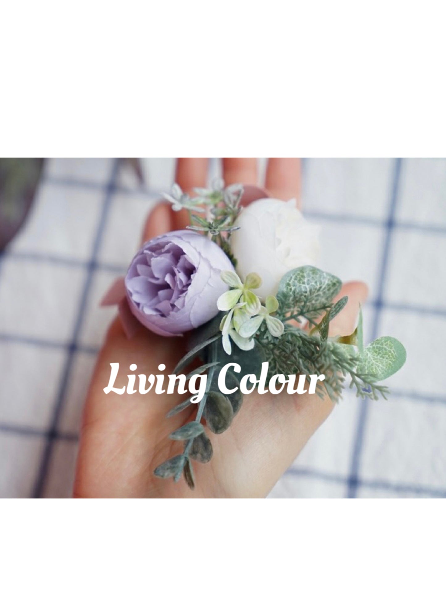 Handmade Artificial Corsage and Buttonhole